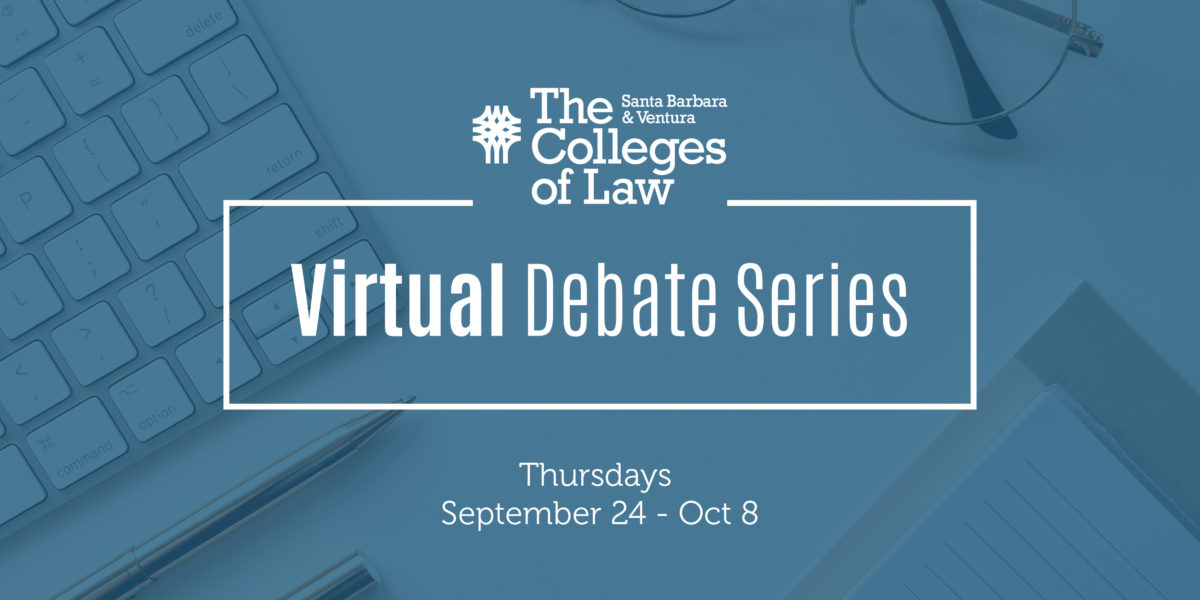 The Colleges of Law debate series goes virtual in 2020