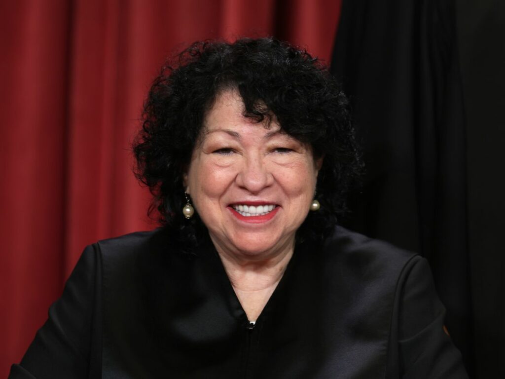 Sonia Sotomayor serving as supreme court justice